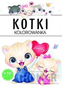 Kotki kolorowanka