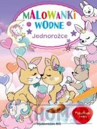 Pędzelkiem i wodą. Malowanki wodne. Jednorożce