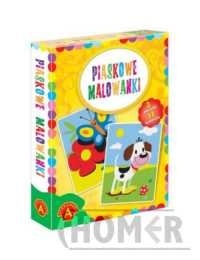 Piaskowe malowanki pies/motyl