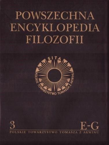 Powszechna Encyklopedia Filozofii t.3 E-G